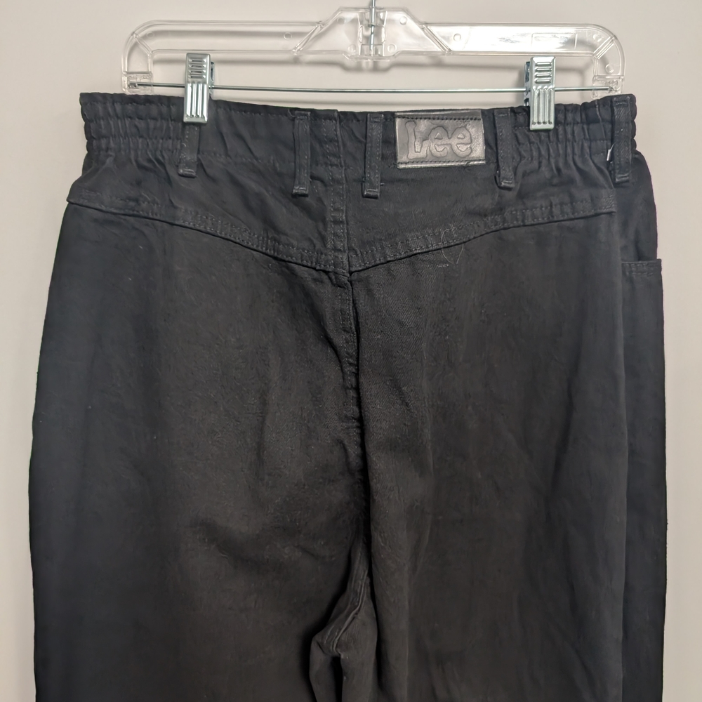 Vintage NWOT Lee Black Baggy Denim Jeans - Picture 7 of 8